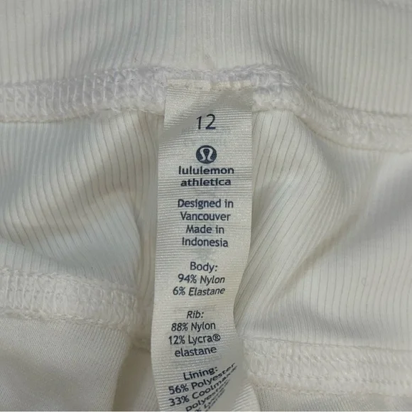 *NWT* Lululemon White Athletic Pants